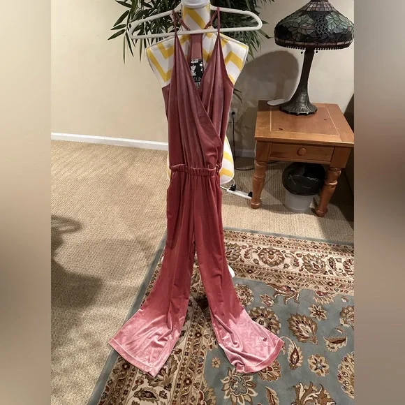 Young Fabulous Broke Pants Jumpsuits Velvet Jumpsuit By - Main Image